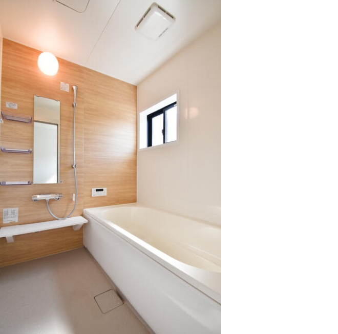 八代市松﨑町中古戸建　リセットハウスの浴室|きれいなお風呂です