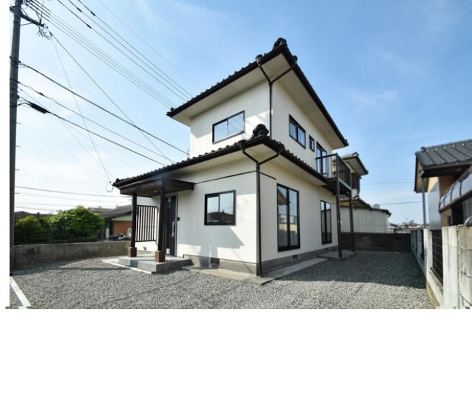 八代市松﨑町中古戸建　リセットハウスの外観|建物外観を気になさる方へ、見た目の良い物件です