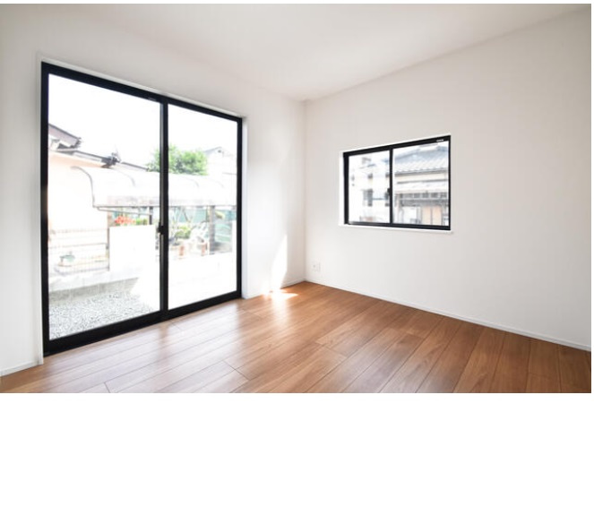 八代市松﨑町中古戸建　リセットハウスの洋室|落ち着いた色調の洋室です