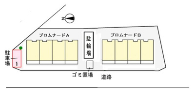 【区画図】 | プロムナードＡ | 駐車場