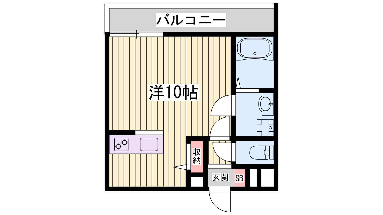 VILLA　HIRAISOの間取り