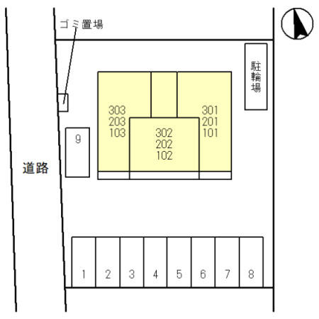 ブルームの駐車場