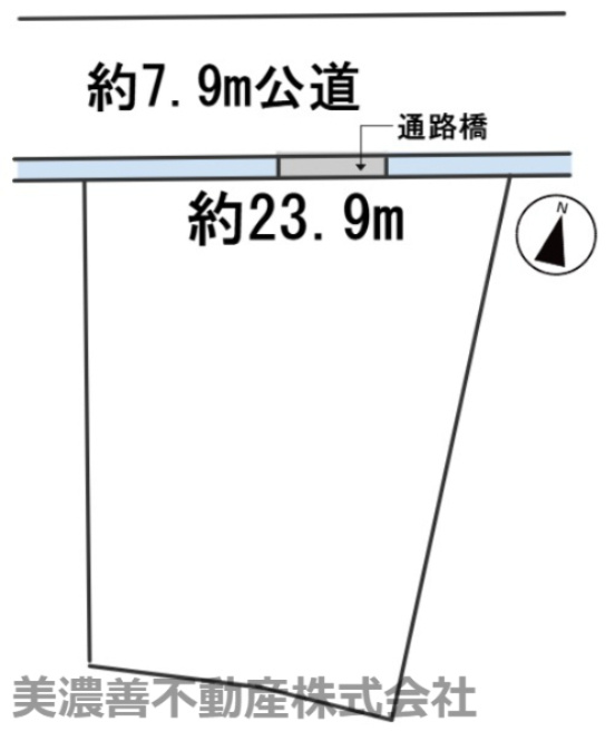 ６５３６６　岐阜市岩倉町土地の区画図