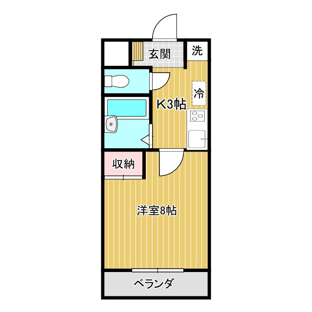セントラルコートサイトウの間取り