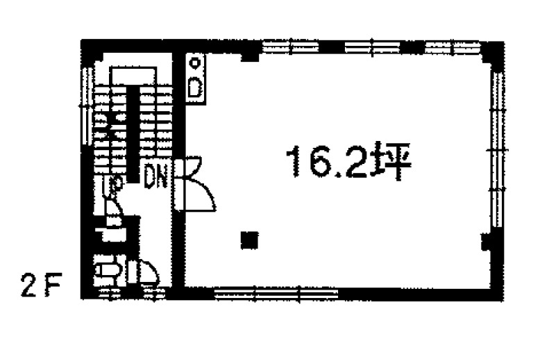 大津市大萱１丁目の店舗一部の間取り