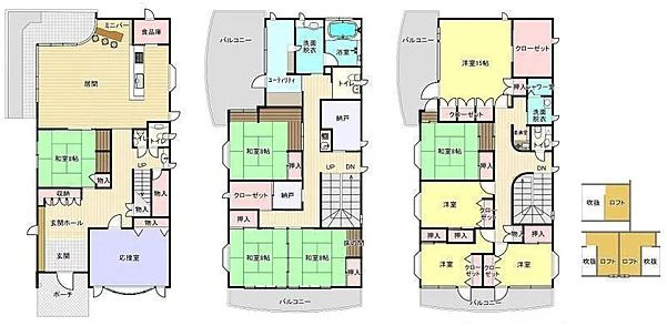 小山市城山町3丁目の間取り