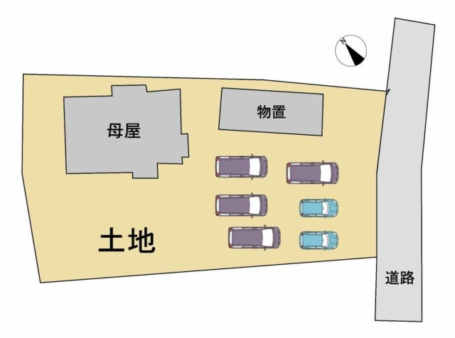 【区画図】 | 熊谷市弁財　中古戸建