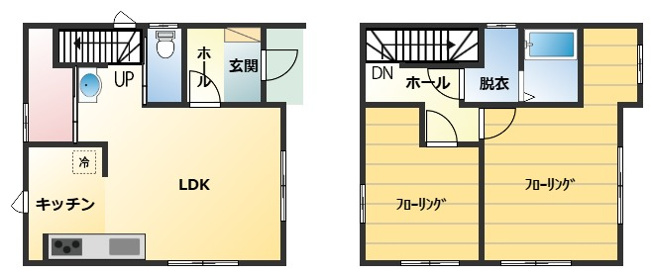 【間取り】 | 土浦市中　新築戸建て
