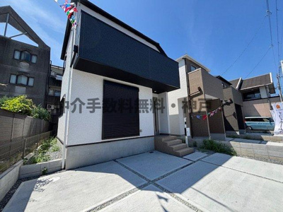 【外観】 | 明石市太寺大野町　新築戸建1号棟　仲介手数料無料！ | 落ち着いた雰囲気の外観です