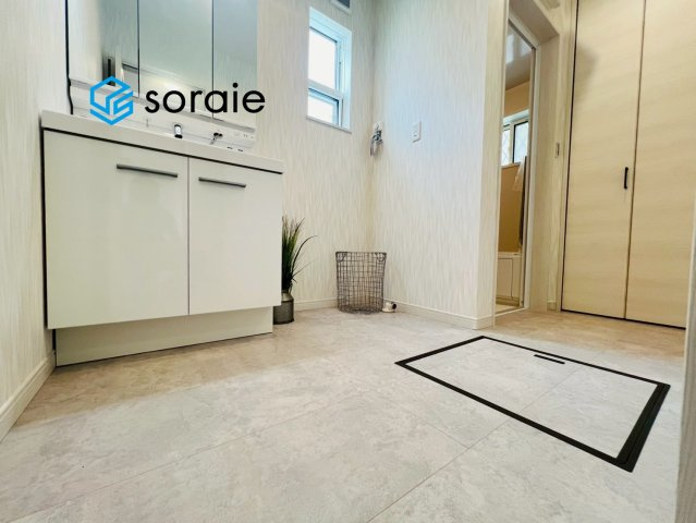 川越志多町R６-A　パステルガーデン　新築戸建の脱衣所