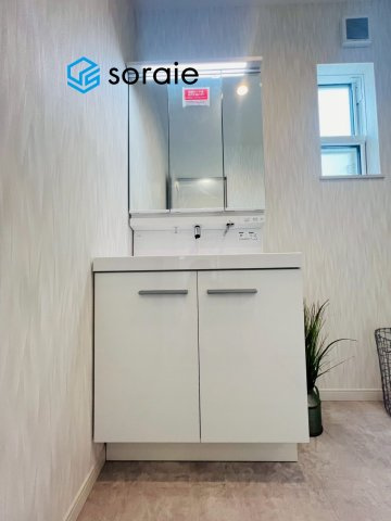 川越志多町R６-A　パステルガーデン　新築戸建の独立洗面台