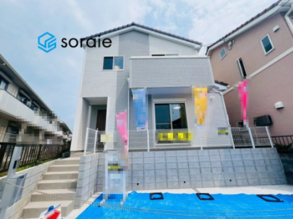 川越志多町R６-A　パステルガーデン　新築戸建の外観
