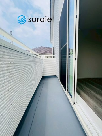 川越志多町R６-A　パステルガーデン　新築戸建のバルコニー