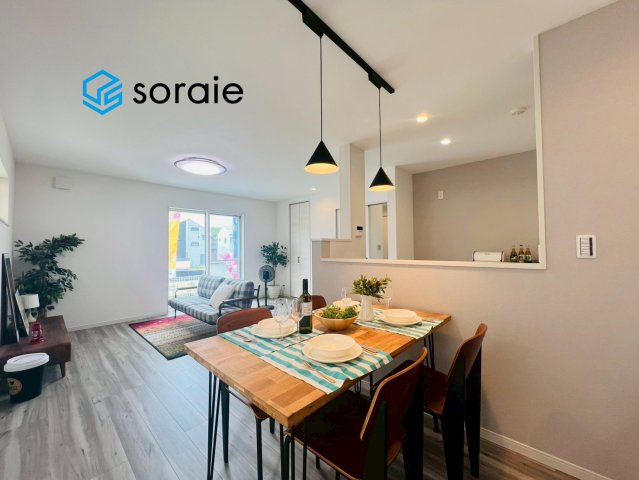 川越志多町R６-A　パステルガーデン　新築戸建の居間・リビング