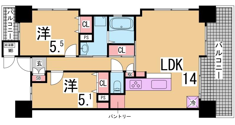 ワコーレグランディール御旅の間取り|ご内覧はお気軽にリクラス不動産販売までお問合せください