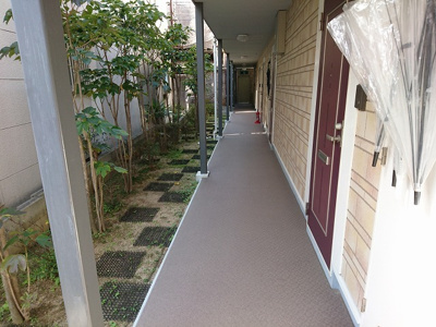 【その他共用部分】 | シエテ淡路 | 共用廊下です