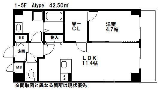 ロジュマン エスト【キャッシュバック対象物件】の間取り