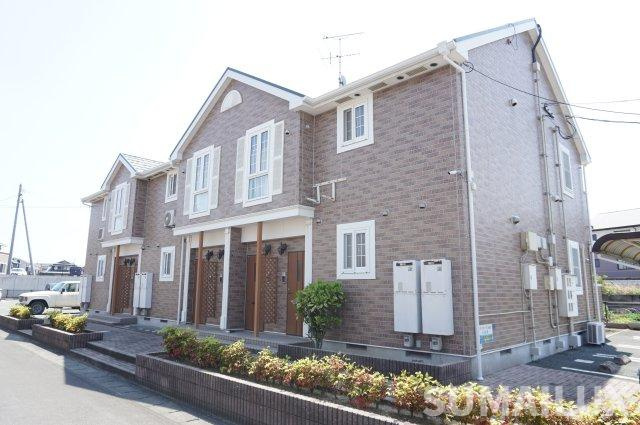 熊本市北区楡木３丁目のアパートの外観