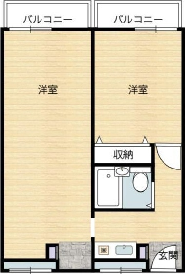 ネオコーポ都 東棟の間取り