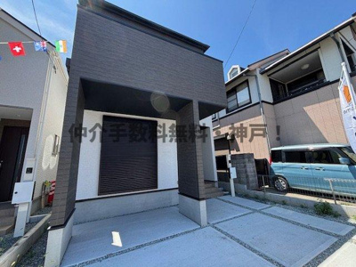【外観】 | 明石市太寺大野町　新築戸建3号棟　仲介手数料無料！ | 明石市太寺大野町　新築3号棟　仲介手数料無料！