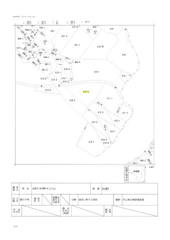 見附市本明町　売土地の地図