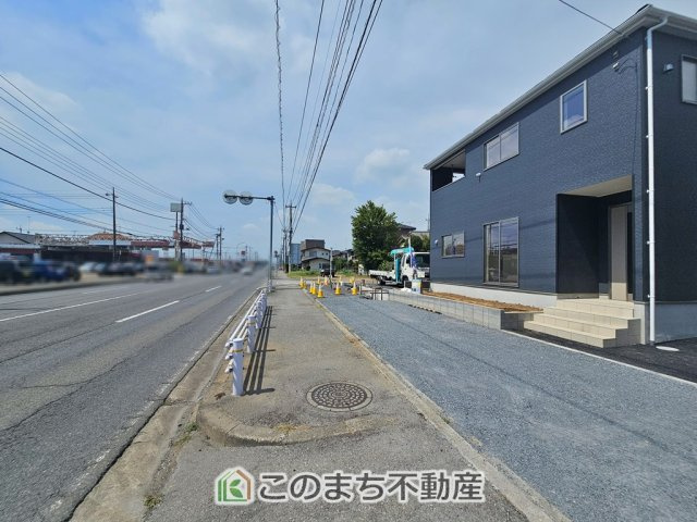 CRADLEGARDEN壬生町幸町第5　1号棟の前面道路含む現地写真|前面道路含む現地写真