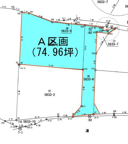 【土地図】 | 吉野なかべっぷ4区画