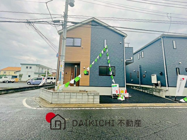 【前面道路含む現地写真】 | 久喜市吉羽第８　クレイドルガーデン　新築戸建　全３棟　3号棟