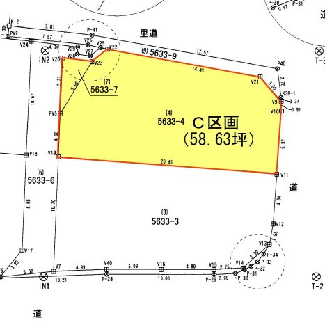 【土地図】 | 吉野なかべっぷ4区画