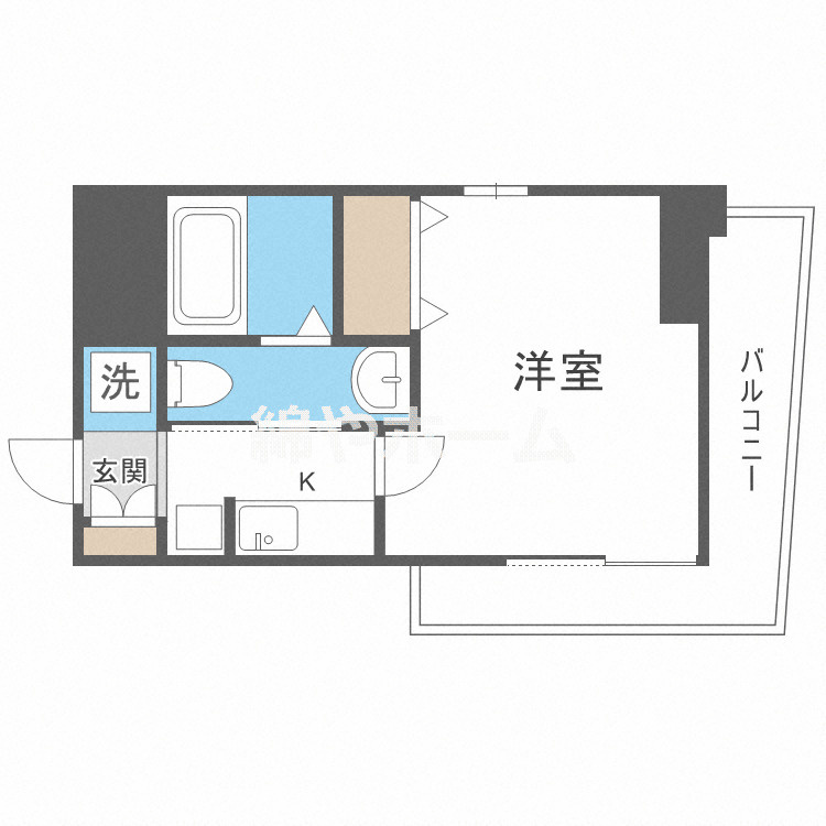 ラシュレエグゼ夕陽丘の間取り