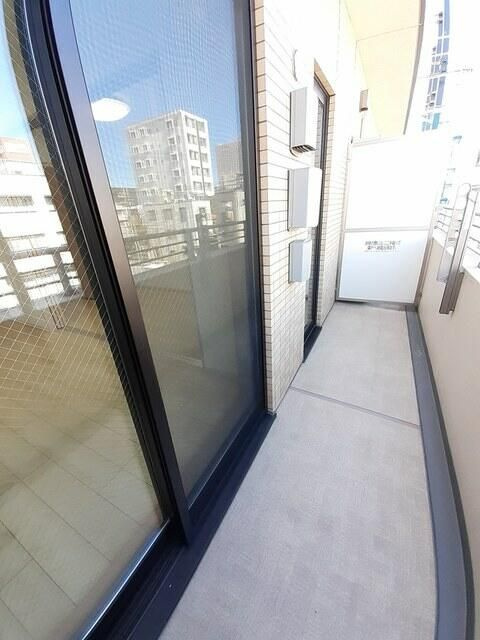 ローヤルマンションのバルコニー