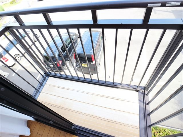 コーポサクラのバルコニー