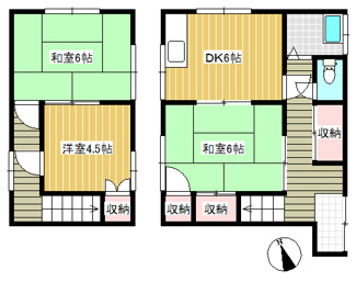 【間取り】 | 吉田貸家