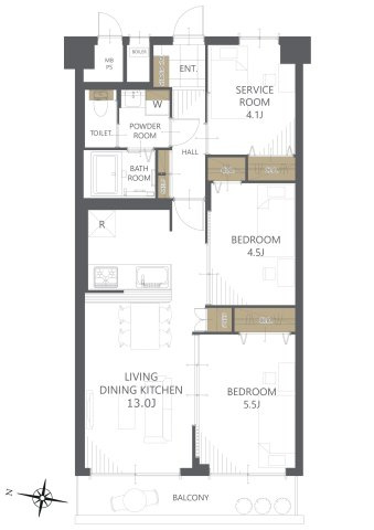 【間取り】恒陽戸塚マンション 