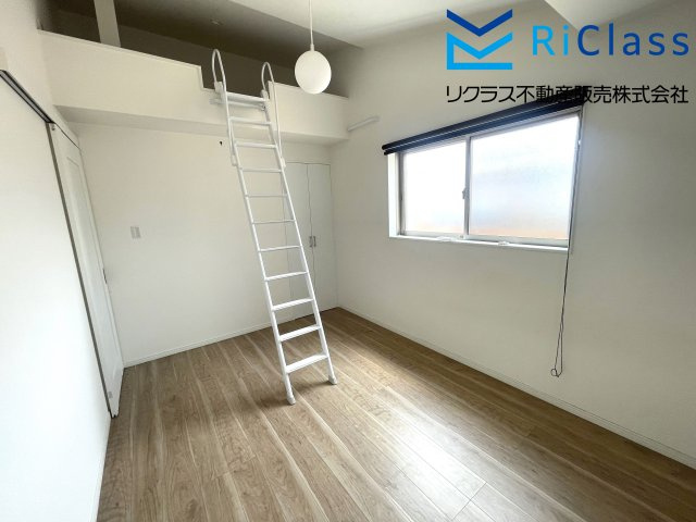 中古戸建　神戸市兵庫区荒田町4丁目1の洋室|ロフト付きです