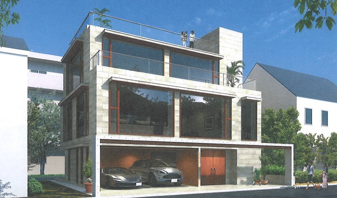 南青山1丁目・売地の完成予想図