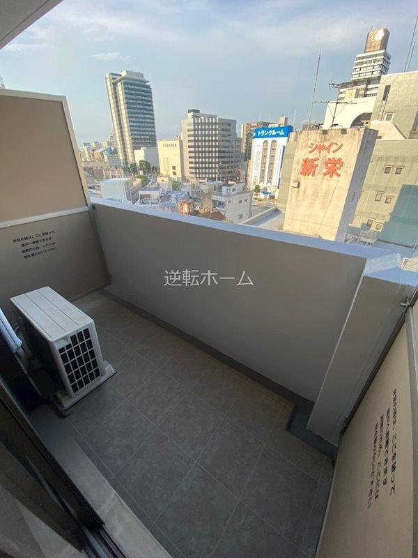 カレント新栄 名古屋市賃貸　仲介手数料無料のバルコニー