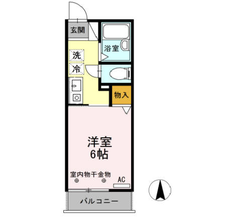 ハミング南牛川の間取り