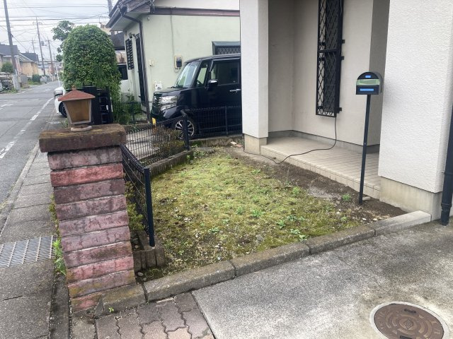 前橋市上小出町1丁目　中古住宅の庭