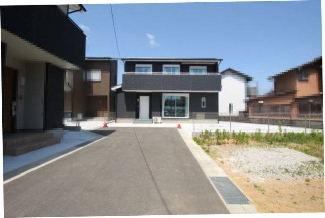 福井町　新築戸建　Ｃ号地（全5区画）　の前面道路含む現地写真