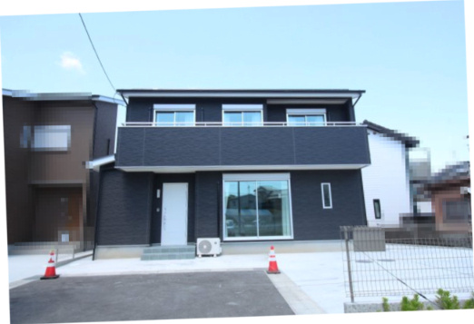 福井町　新築戸建　Ｃ号地（全5区画）　の外観|建築中！
建物面積　104.33㎡（約31.55坪）