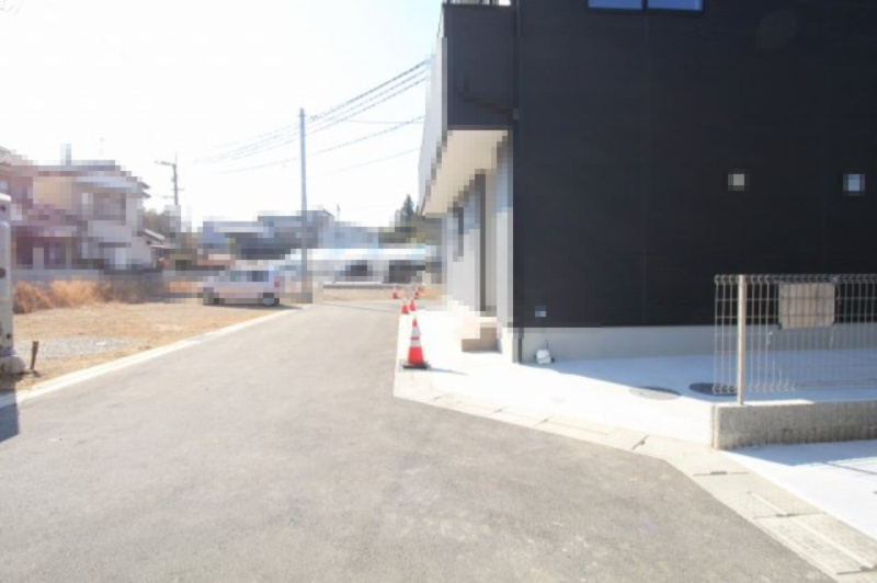 福井町　新築戸建　Ｃ号地（全5区画）　の前面道路含む現地写真