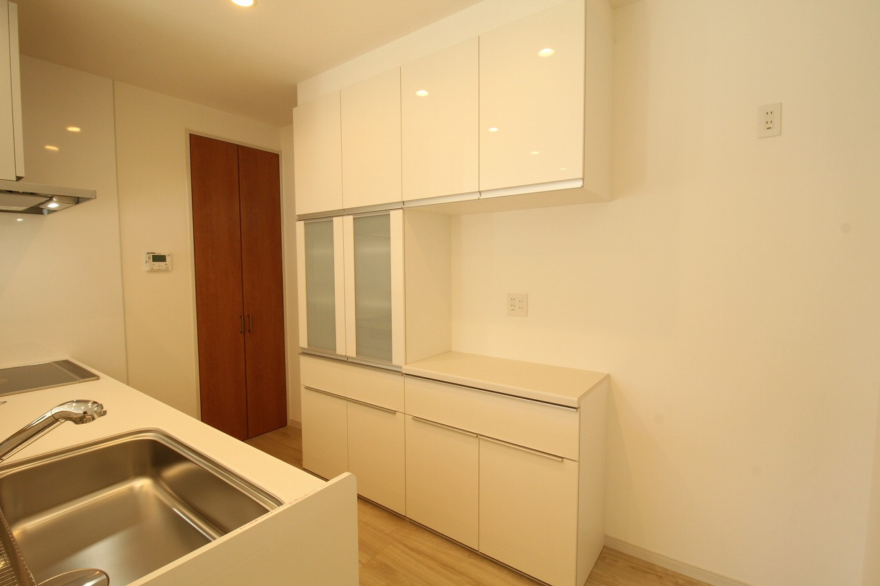 福井町　新築戸建　Ｂ号地（全5区画）　の収納|カップボード