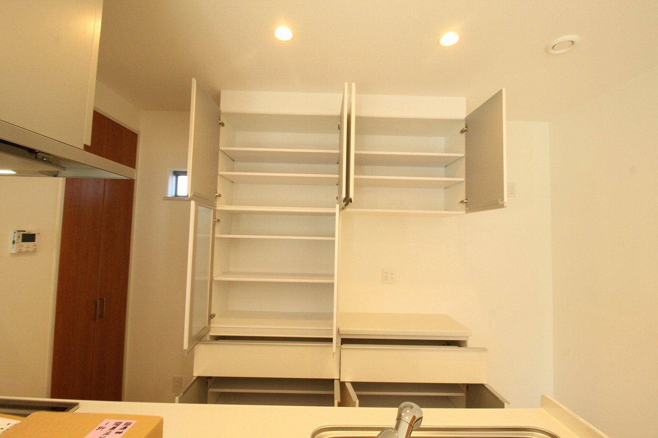 福井町　新築戸建　Ｂ号地（全5区画）　の収納|カップボード