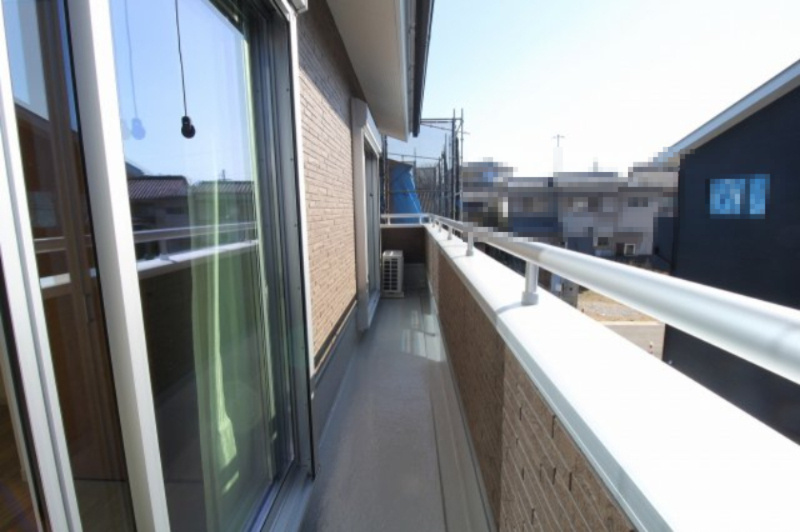 福井町　新築戸建　Ｂ号地（全5区画）　のバルコニー|2Ｆ　西の部屋　5.2帖