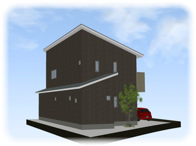 福井町　新築戸建　Ｂ号地（全5区画）　の完成予想図|B号棟