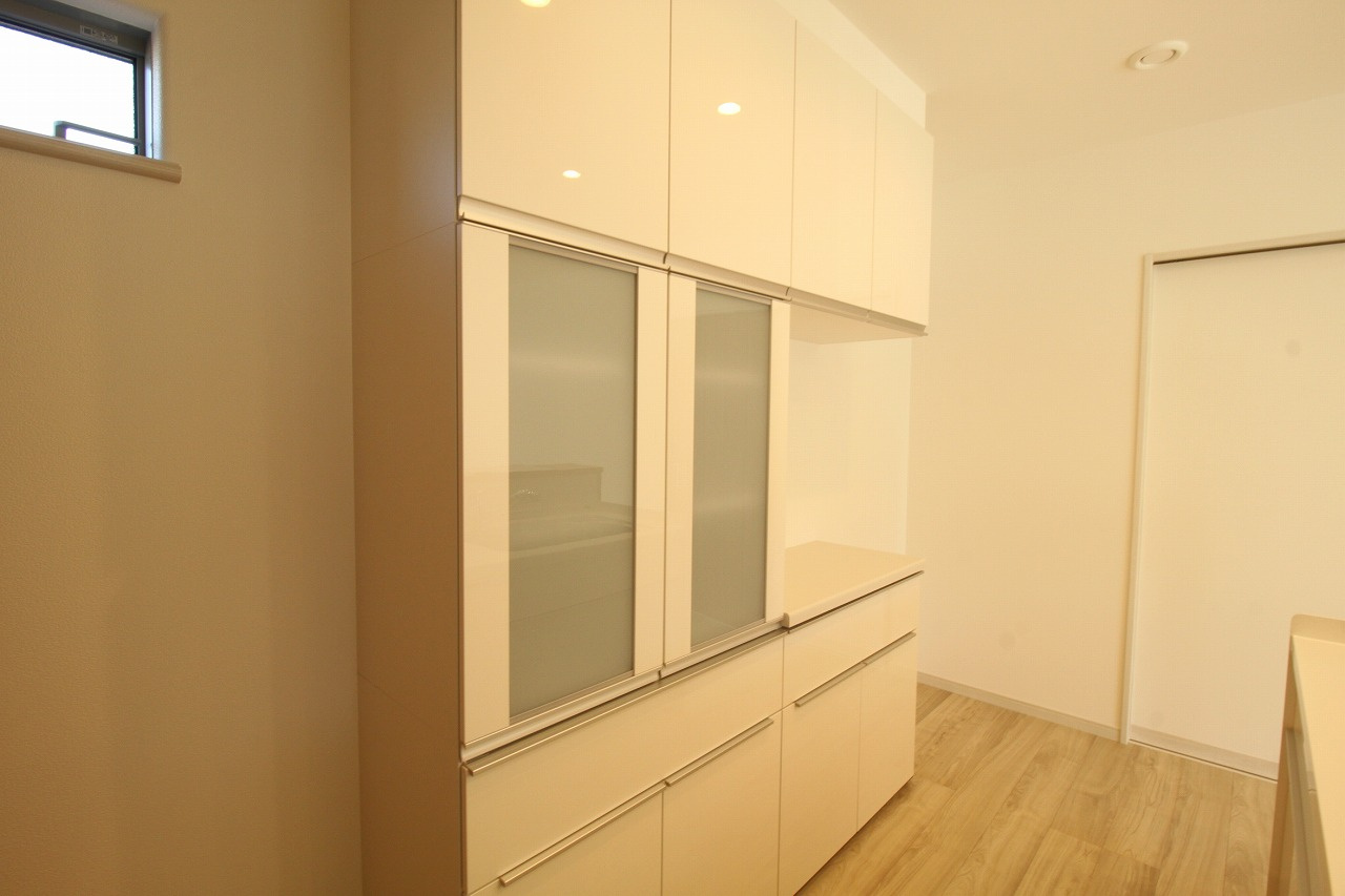 福井町　新築戸建　Ｂ号地（全5区画）　の収納|カップボード