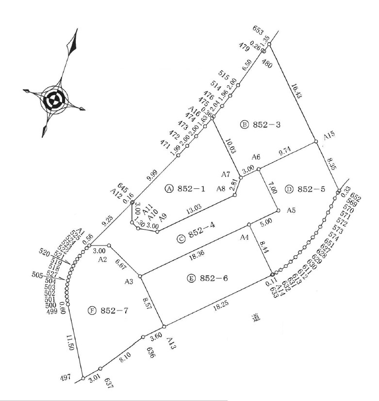 福井町　建築条件付き　売土地　Ｅ号地（全5区画）　の区画図|Ｅ区画