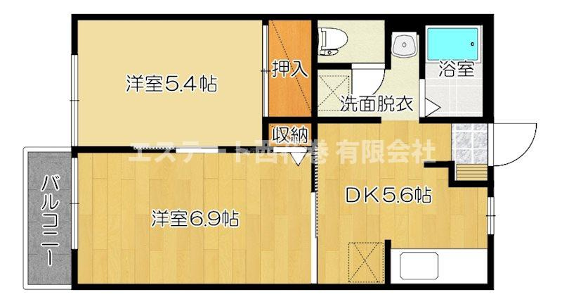 フェリースＫⅢの間取り