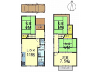 山科区西野広見町　中古戸建の画像